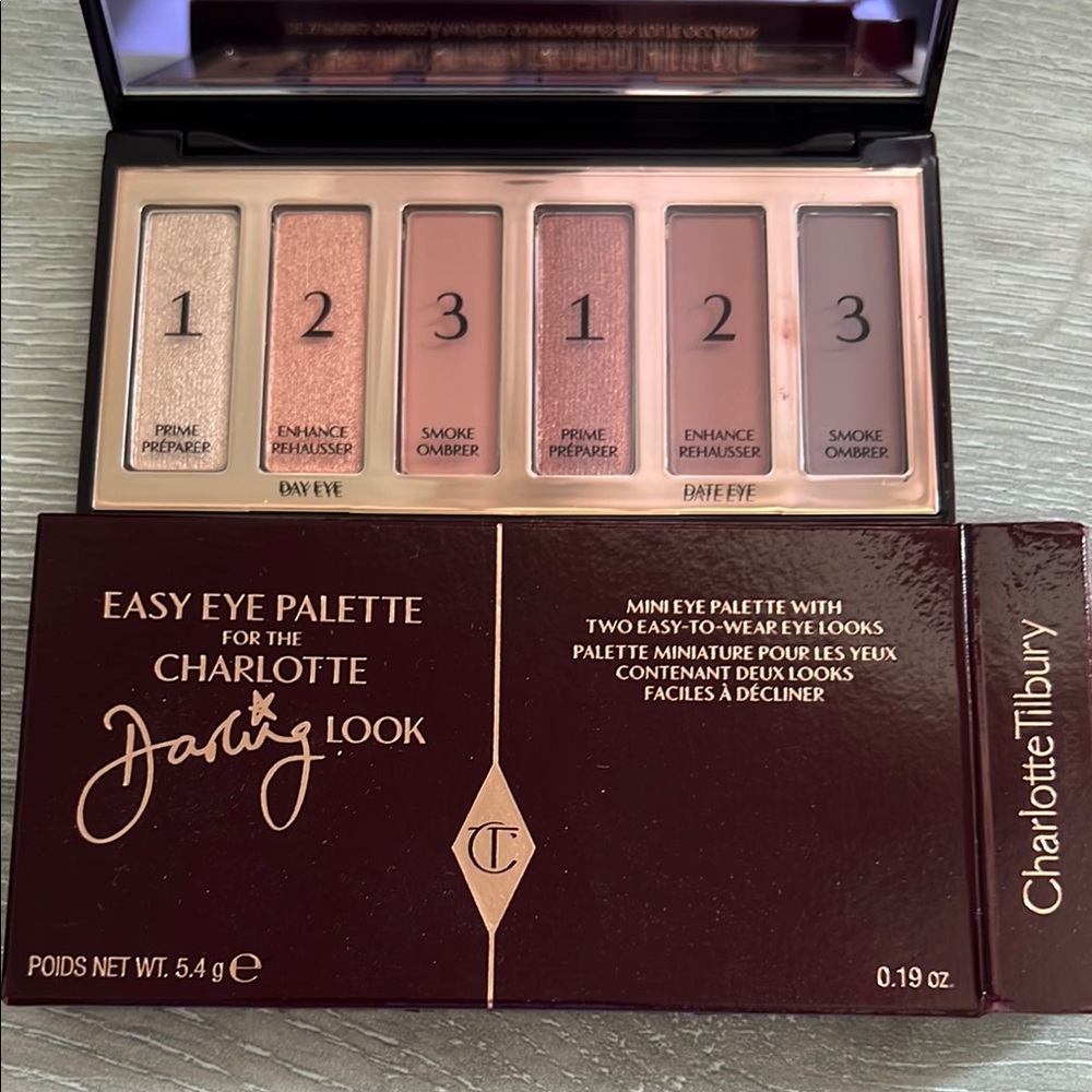 Charlotte Tilbury Easy Eye Palette - Pink and Brown Shades